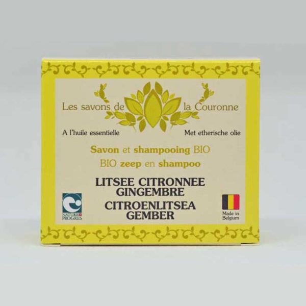 Les savons de la Couronne - Savon Litsée citronnée / Gingembre 100 g