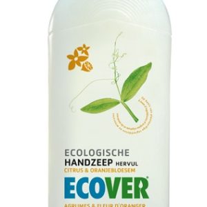 Ecover - Savon mains Agrumes et Fleur d'Oranger - Recharge d'1 litre