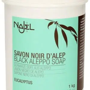 Najel - Savon noir d'Alep à l'Eucalyptus - 1 kilo