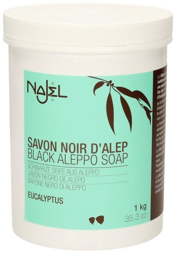 Najel - Savon noir d'Alep à l'Eucalyptus - 1 kilo