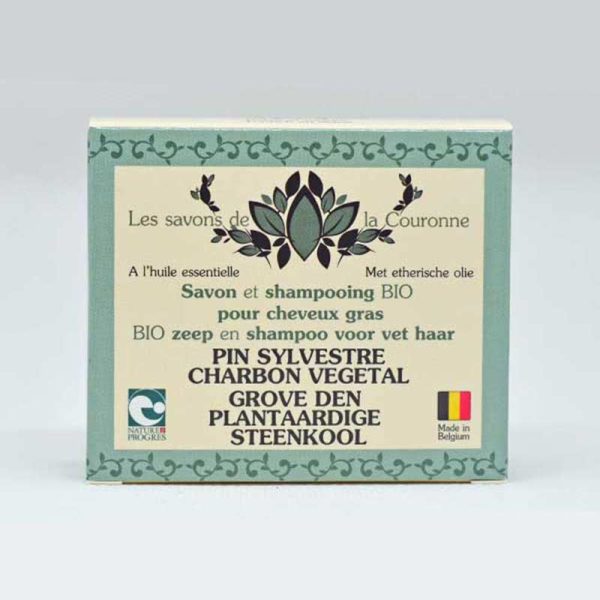 Les savons de la Couronne - Savon Pin sylvestre / charbon végétal 100 g