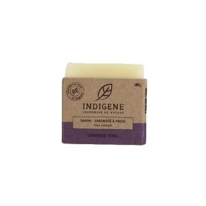 Indigène - Savon saponifié à froid - Lavande fine - 100 g