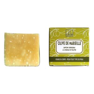 Olila - Savon végétal naturel fabriqué main Olive de Marseille