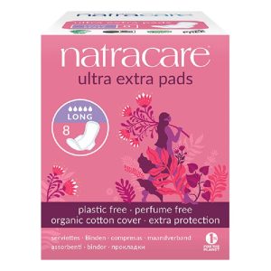 Natracare - Serviettes hygiéniques "Ultra Extra Long" - 8 unités