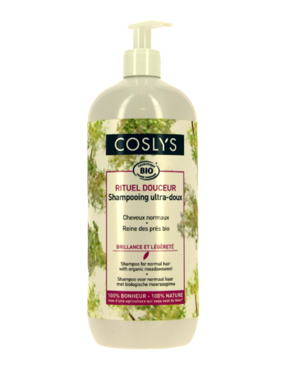 Coslys - Shampoing BIO cheveux normaux reine des prés 1 l