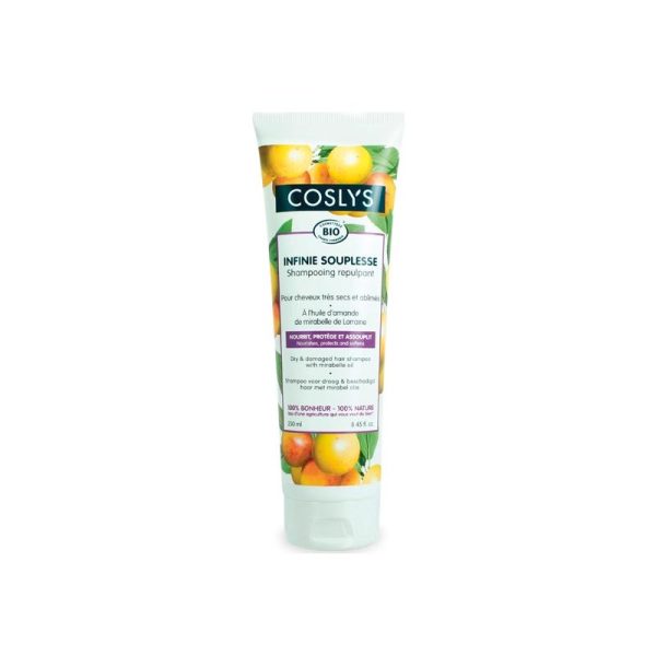 Coslys - Shampoing BIO cheveux secs huile de mirabelle 250 ml