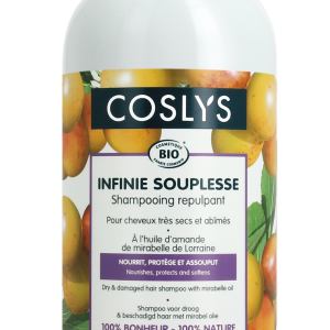 Coslys - Shampoing BIO cheveux secs huile de mirabelle 500 ml