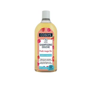 Coslys - Shampoing douche BIO sans savon fruits rouges 750 ml