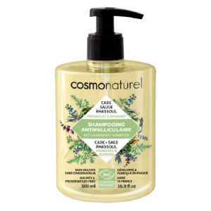 Cosmo Naturel - Shampooing anti pelliculaire Hydratant et apaisant - 500 ml
