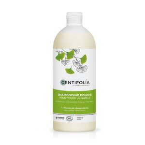 Centifolia - Shampooing douche Famille - Ginkgo - 500 ml