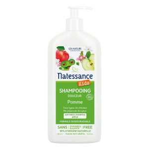 Natessance - Shampooing enfant douceur Bio - Pomme - 500 ml