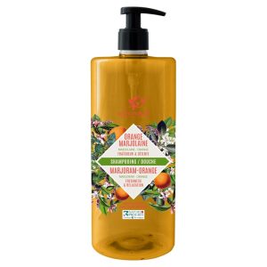 Cosmo Naturel - Shampooing et douche Marjolaine Orange - 1 litre