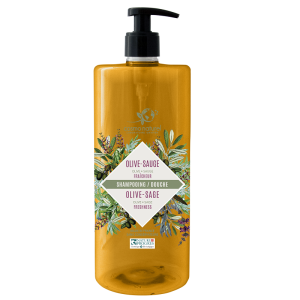 Cosmo Naturel - Shampooing et Douche Olive Sauge - 1 litre