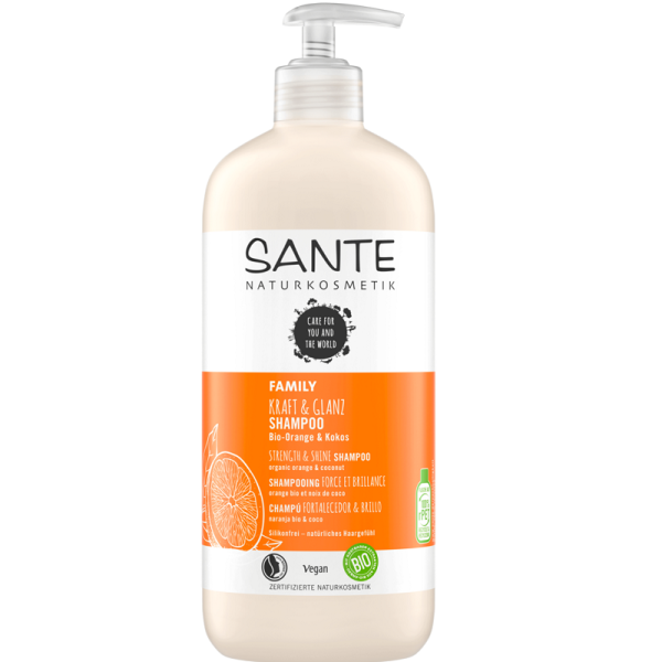 Santé - Shampooing Force et brillance - orange coco BIO 500 ml
