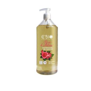 Ce'Bio - Shampooing Gel douche Bio - Rose d'Antan - 1 litre
