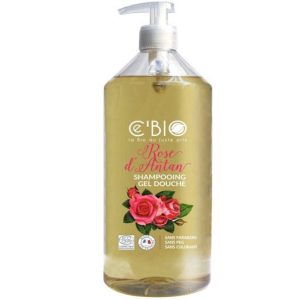 Ce'Bio - Shampooing Gel douche Bio Rose d'Antan 500 ml