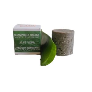 Olila - Shampooing solide - Aloe Vera - Cheveux normaux - 75 g