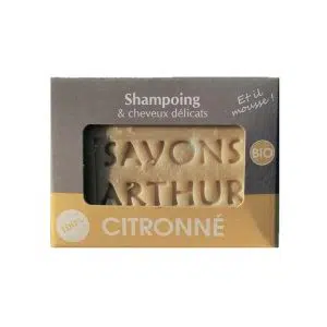 Savons Arthur - Shampooing solide Bio - Citronné - 100 g