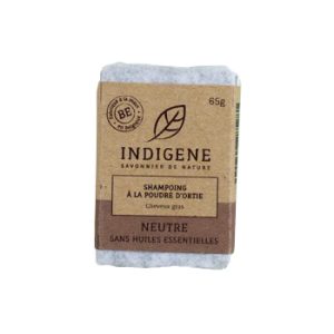 Indigène - Shampooing solide - Ortie neutre - 65 g