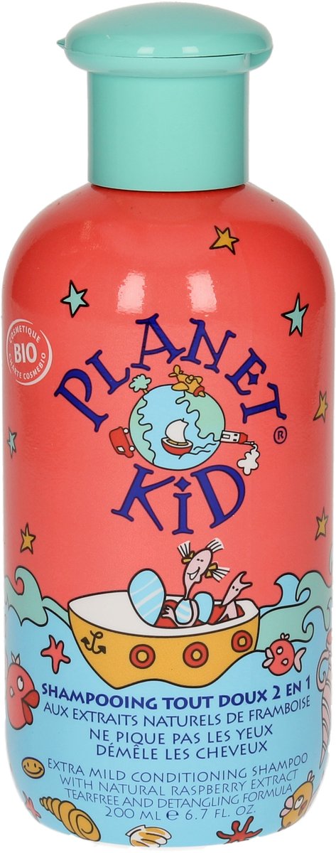 Planet Kid - Shampooing tout doux 2 en 1 - Framboise
