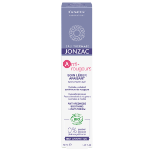 Jonzac - Soin Bio léger apaisant - Anti rougeurs - 40 ml