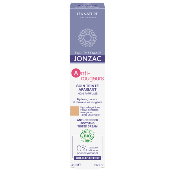 Jonzac - Soin Bio teinté apaisant  - Anti rougeurs - 40 ml