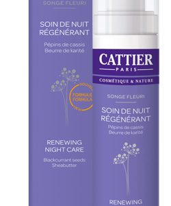 Cattier - Soin de nuit régénérant "songe fleuri" BIO 50 ml