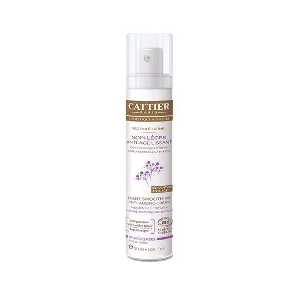 Cattier - Soin léger anti-âge lissant - peaux normales à mixtes - 50 ml